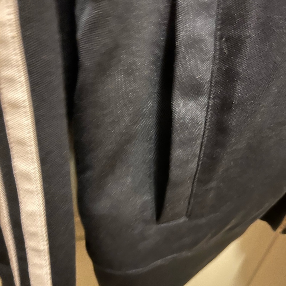 Nautica Navy Blue w/ White Stripes Zip-up Jacket Size XL - Picture 2 of 14